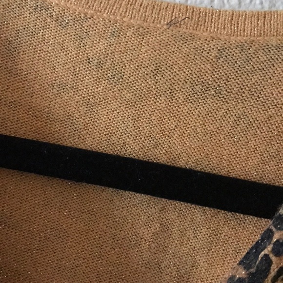 Vintage Cheetah print high end cardigan sweater - Picture 5 of 6